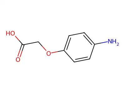 2-(4-Aminophenoxy)acetic acid structure