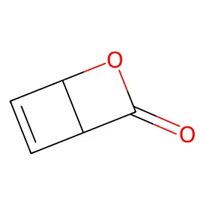 2-Oxa-3-oxobicyclo[2.2.0]hex-5-ene structure