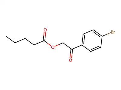 4-Bromophenacyl pentanoate structure