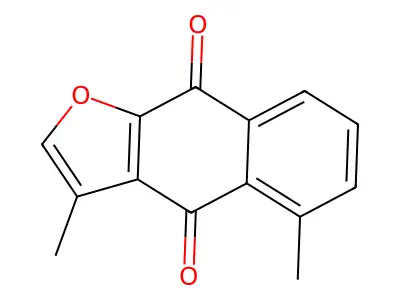 Naphtho(2,3-b)furan-4,9-dione, 3,5-dimethyl- structure