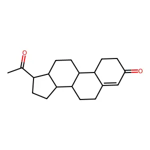 18,19-Dinorprogesterone structure