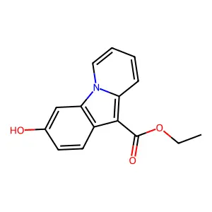 Ethyl 3-hydroxypyrido[1,2-a]indole-10-carboxylate structure