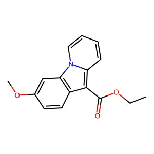 Ethyl 3-methoxypyrido[1,2-a]indole-10-carboxylate structure