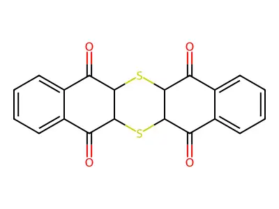5a,6a,12a,13a-Tetrahydro-dibenzo[b,i]thianthrene-5,7,12,14-tetrone structure