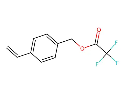4-Vinylbenzyl trifluoroacetate structure