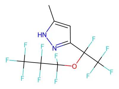 5-Methyl-3-[perfluoro(1-propoxyethyl)]pyrazole structure
