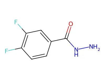 3,4-Difluorobenzoic acid hydrazide structure