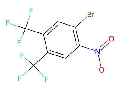 1-Bromo-2-nitro-4,5-bis(trifluoromethyl)benzene structure