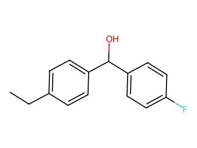 4-Ethyl-4'-fluorobenzhydrol structure