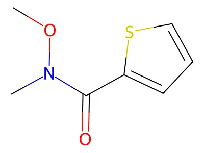 N-Methoxy-N-methyl-2-thiophenecarboxamide structure