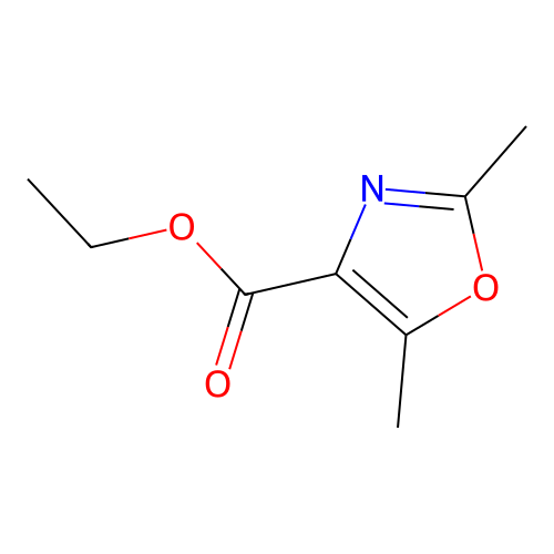 Ethyl 2,5-dimethyl-1,3-oxazole-4-carboxylate structure