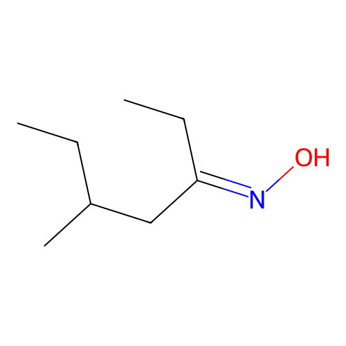 N-((3E)-5-Methyl-3-heptanylidene)hydroxylamine structure