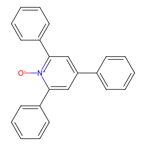 2,4,6-triphenylpyridine N-oxide structure