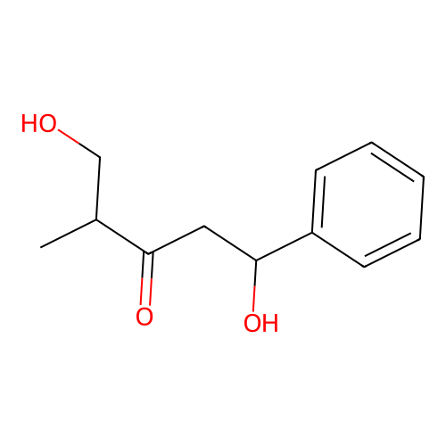 1,5-Dihydroxy-4-methyl-1-phenylpentan-3-one structure