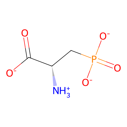 (2R)-2-azaniumyl-3-phosphonatopropanoate structure
