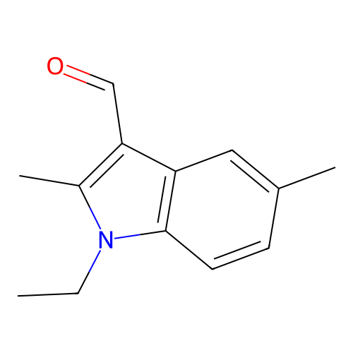 1-Ethyl-2,5-dimethyl-1H-indole-3-carbaldehyde structure