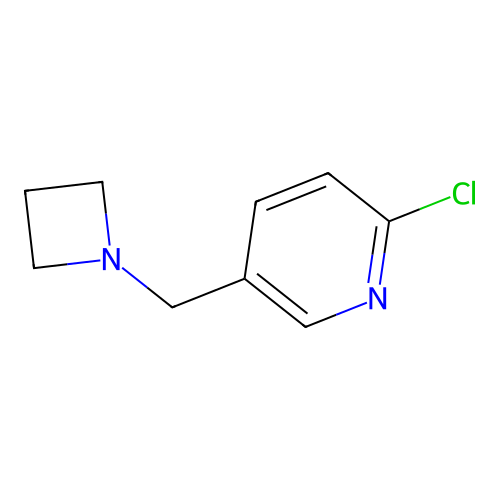 5-[(Azetidin-1-yl)methyl]-2-chloropyridine structure