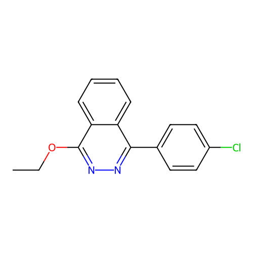 1-(4-Chlorophenyl)-4-ethoxyphthalazine structure