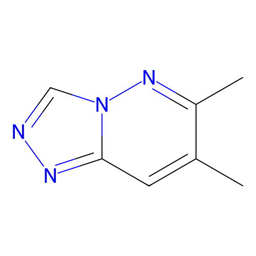 s-Triazolo[4,3-b]pyridazine, 6,7-dimethyl- structure