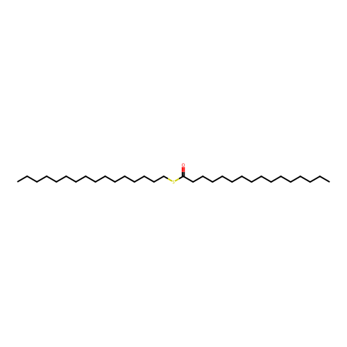 S-hexadecyl hexadecanethioate structure