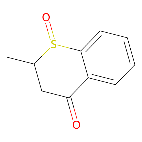 Thiochroman-4-one, 2-methyl-, 1-oxide structure