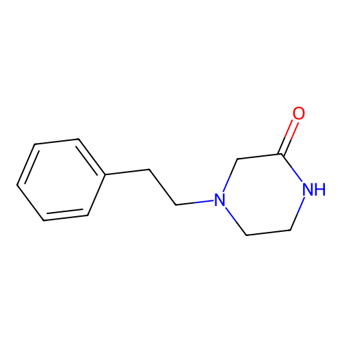 4-Phenethylpiperazin-2-one structure