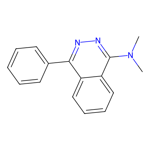 N,N-Dimethyl-4-phenyl-1-phthalazinamine structure