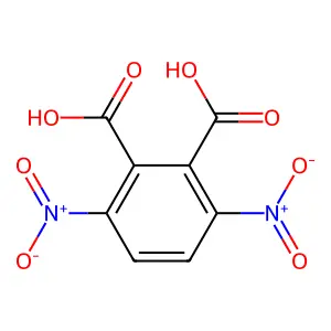 3,6-二硝基邻苯二甲酸 structure