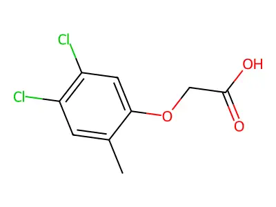 Acetic acid, ((4,5-dichloro-o-tolyl)oxy)- structure