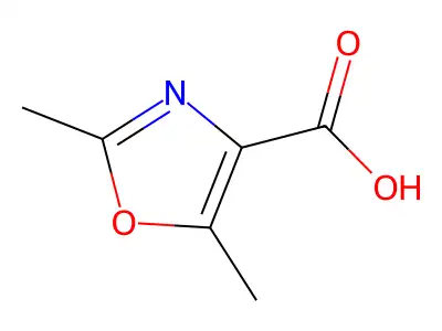 2,5-Dimethyl-1,3-oxazole-4-carboxylic acid structure