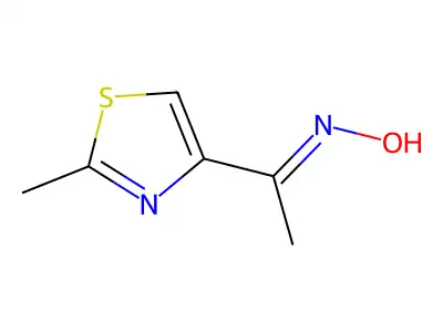 Ethanone, 1-(2-methyl-4-thiazolyl)-, oxime structure