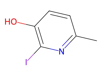 2-Iodo-6-methylpyridin-3-ol structure