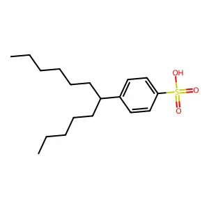 4-十二烷-6-基苯磺酸 structure