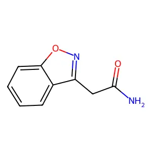 1,2-Benzisoxazole-3-acetamide structure