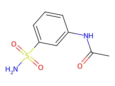 N-(3-sulfamoylphenyl)acetamide structure