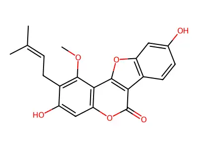 Glycyrol structure