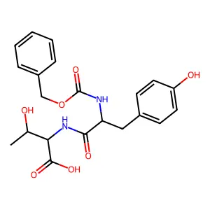 N-[(Benzyloxy)carbonyl]tyrosylthreonine structure