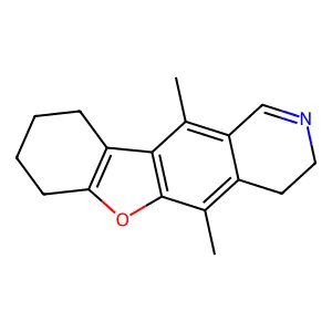 5,11-Dimethyl-3,4,7,8,9,10-hexahydro[1]benzofuro[2,3-g]isoquinoline structure