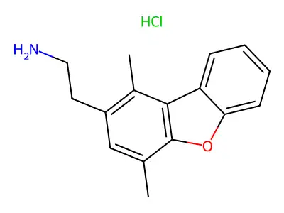 2-(1,4-Dimethyldibenzofuran-2-yl)ethanamine structure