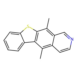 5,11-Dimethyl[1]benzothieno[3,2-g]isoquinoline structure