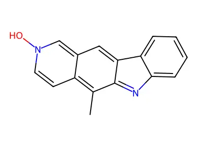 5-Methyl-2H-pyrido[4,3-b]carbazol-2-ol structure