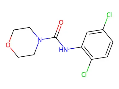 n-(2,5-Dichlorophenyl)morpholine-4-carboxamide structure