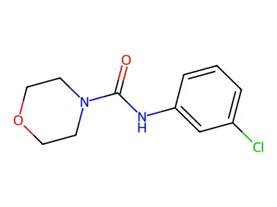 4-(3-Chlorophenylcarbamoyl)morpholine structure