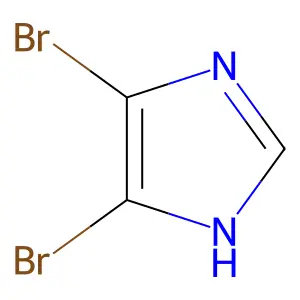 1H-Imidazole, 4,5-dibromo- structure