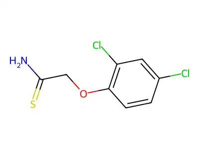 2-(2,4-Dichlorophenoxy)ethanethioamide structure