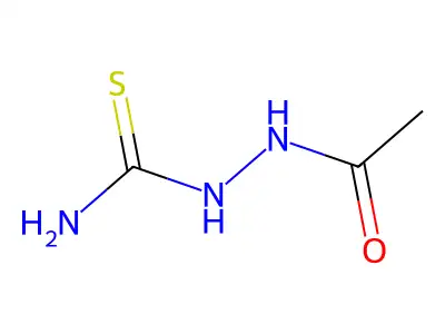 1-(Acetyl)thiosemicarbazide structure