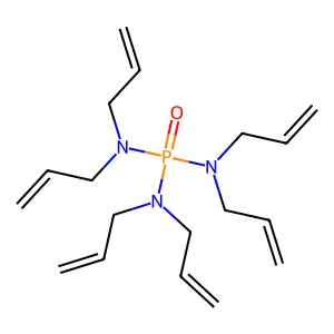 Hexallylphosphoramide structure