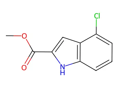 methyl 4-chloro-1H-indole-2-carboxylate structure