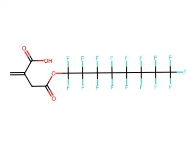 Monoperfluorooctyl itaconate structure
