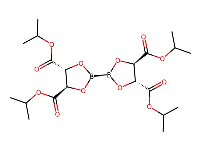 Bis(diisopropyl-L-tartrate glycolato)diboron structure